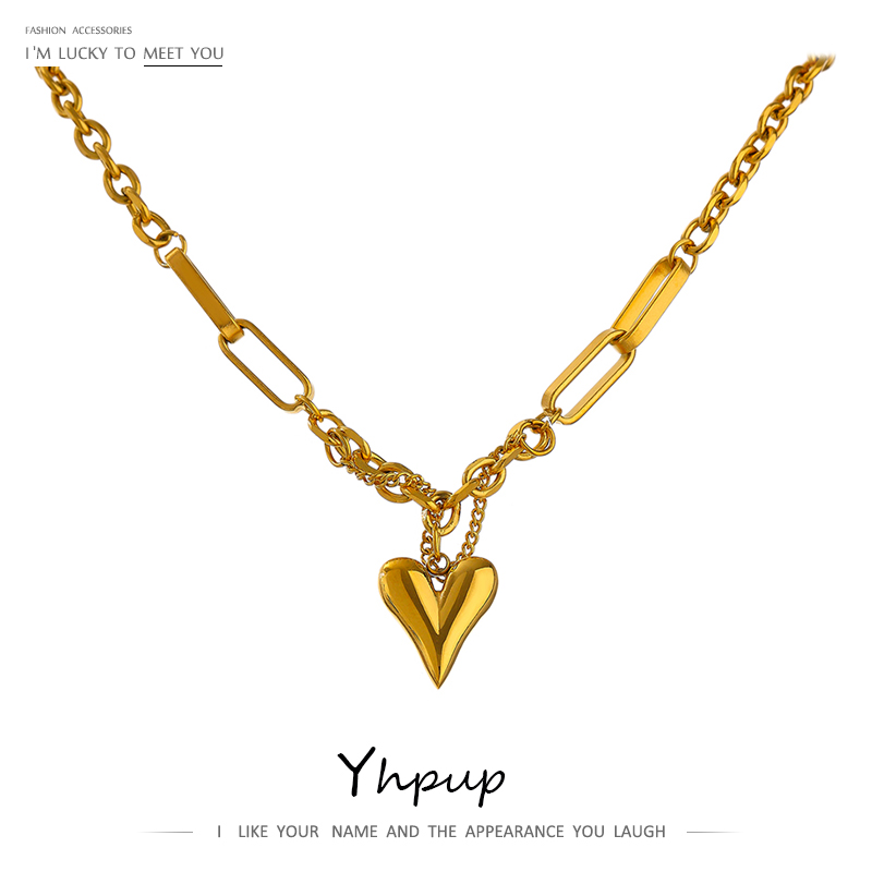 Birth Flower Necklace - Yhpup Lãng Mạn Trái Tim Vòng