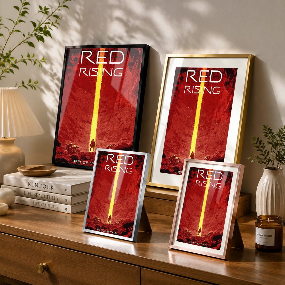 Red Rising Book Cover Framed A - đánh giá và giá Custom Photo Book