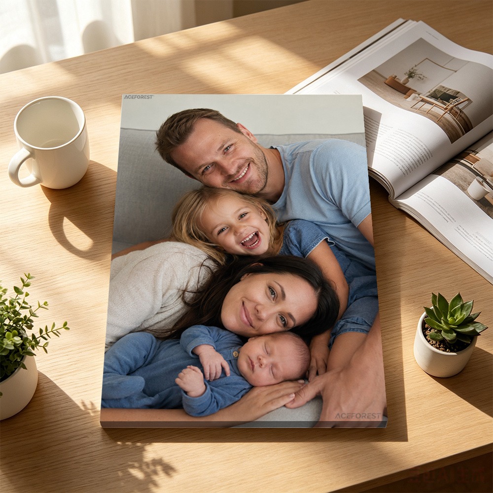 2D Personalized Photo Canvas W - đánh giá và giá Engraved Wood Frame